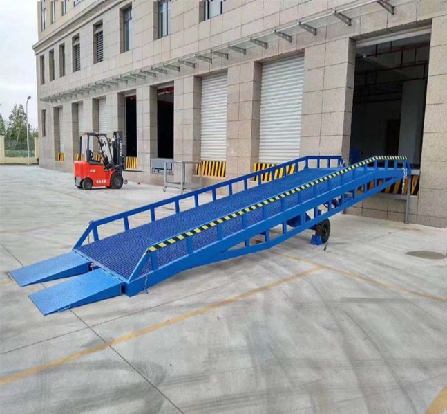 万载移动式登车桥装卸